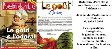 Article Journal des Professionnels de l'Enfance - Le goût et l'odorat - Véronique Maréchal