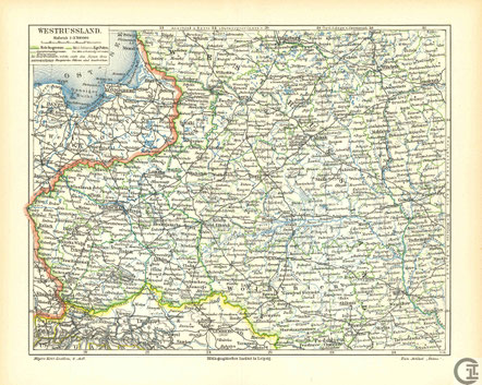 Historische Karte, Westrussland, Grodno, Wilna, Kowno, Wolhynien, Polen, Galizien, Ostpreußen (1913) - Litauen, Polen, Weißrussland. Lost Places, Unlost Places
