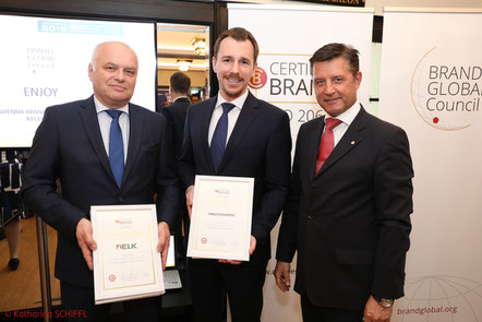 Certified Brand, ELK, Finanzfuchsgruppe, European Brand Institute, erhard Schuller, Christian Mattasits, Gerhard Hrebicek