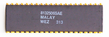 Intel C80287XL Back View