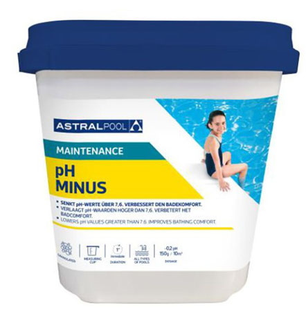 pH Minus Granulat 1,5kg 411384 5kg 474651 Astral Pool Poolbedarf Wasserpflege