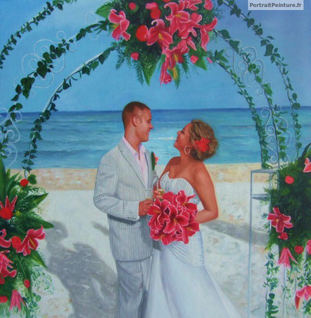 portrait-peinture-huile-marie-mariage