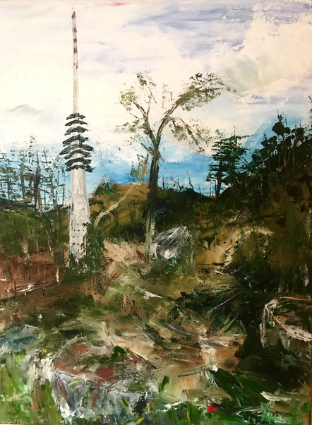 "Hornisgrinde"  Acryl auf Leinwand , 60x80 cm , B 361