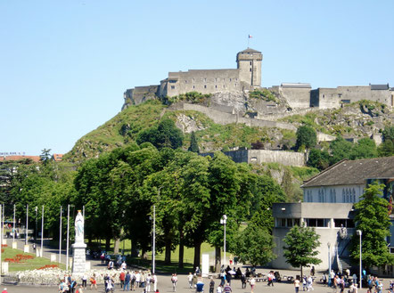Die Burg von Lourdes