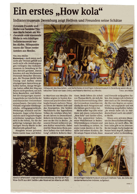 Indianermuseum in der Volksstimme