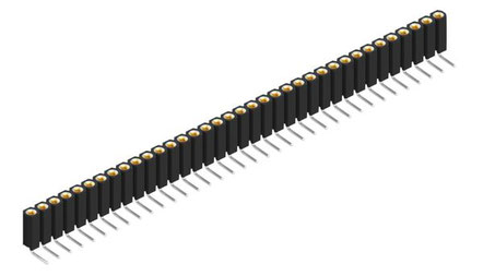 BL-7-36 | 2.54mmピッチ 連結ソケット 36極 ライトアングル　Fischer Elektronik