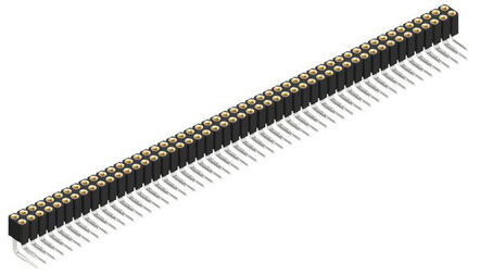 BLY 2 100 | 2mmピッチ 連結ソケット 2列 100極　Fischer Elektronik