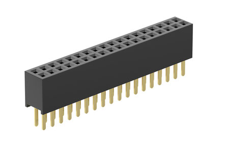 BLV-2-72-G | 1.27mmピッチ 連結ソケット2列 72極　Fischer Elektronik