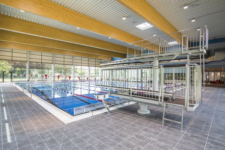 Das Schwimmbad von innen