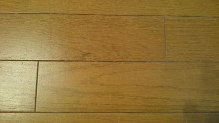 フローリング凹みキズリペア補修