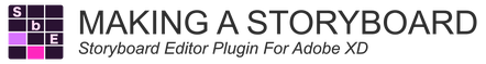 Storyboard Editor Plugin for Adobe XD