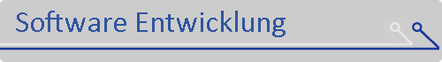 Icon mit Text Software-Entwicklung