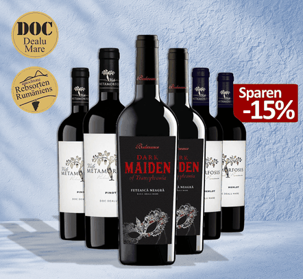6er Weinpaket: Beste Rebsorten Rumäniens