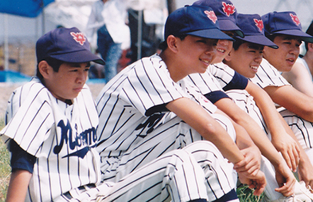 平塚市議会議員　数田としき　浜岳中学校時代　写真①　野球部