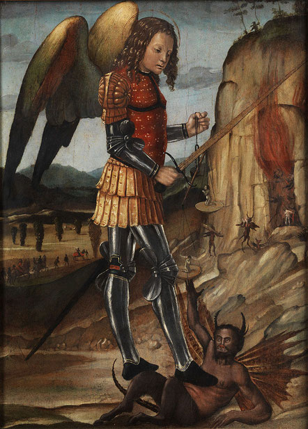 L'archange Michel par Riccardo Quartararo vers 1506