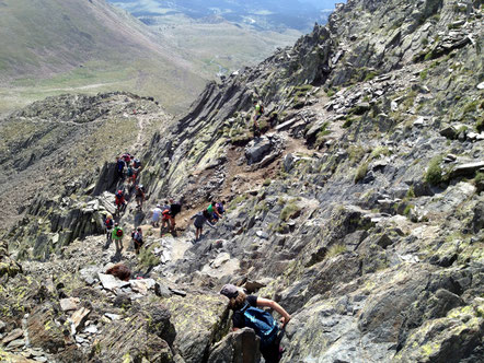 Escalade sur le rocher de Planes