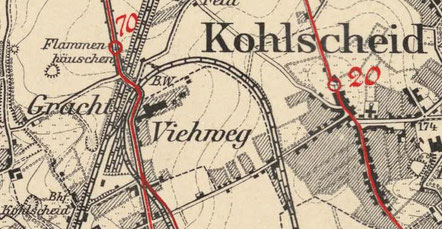 Ausschnitt Preußische Landesaufnahme von 1893/95