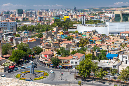The city of Gaziantep in the South East of Turkey