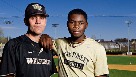 Nella foto a sx il coach Tom Walter e Kevin Jordan