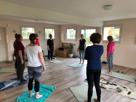 Yogales in de yogastudio van Yoga Beat