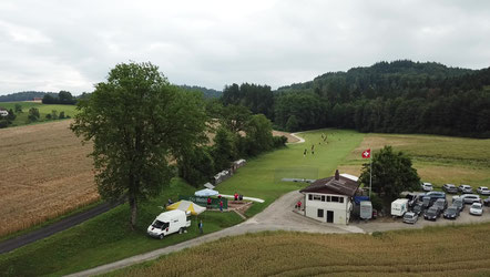 Hier auf dem Balzenwiler Spielfeld im "Möösli" findet das Waldfest 2022 statt.