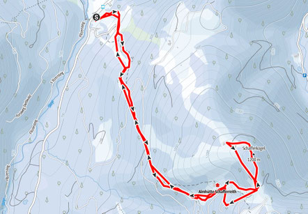 Schafferkogel, Schafferreith, Bärenalm, Hinterstoder, Skitour