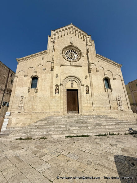 Matera - Duomo : Façade Ouest