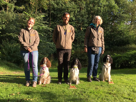 Three happy and successful teams at Dummy Working Test in Renzow, Germany! Photo: Svenja Hansen