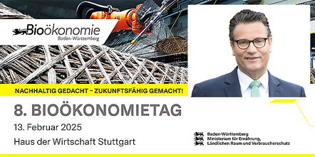 Minister Hauk beim 8. Bioökonomietag Baden-Württemberg (Bild: MLR) 