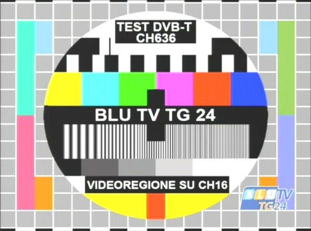 BLU TV Tg 24 Monoscopio
