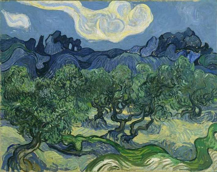 Vincent van Gogh: Landschaft mit Olivenbäumen
