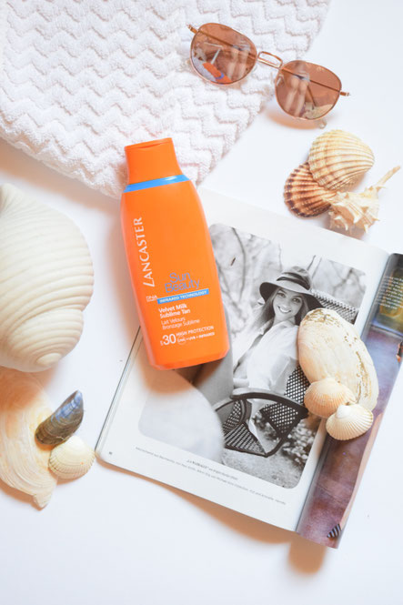 Meine liebsten Beautyprodukte im Juli standen im Zeichen des Sonnenschutzes. Mit Lancaster durch Sommer und Sonne. Schutz vor Sonnenbrand.