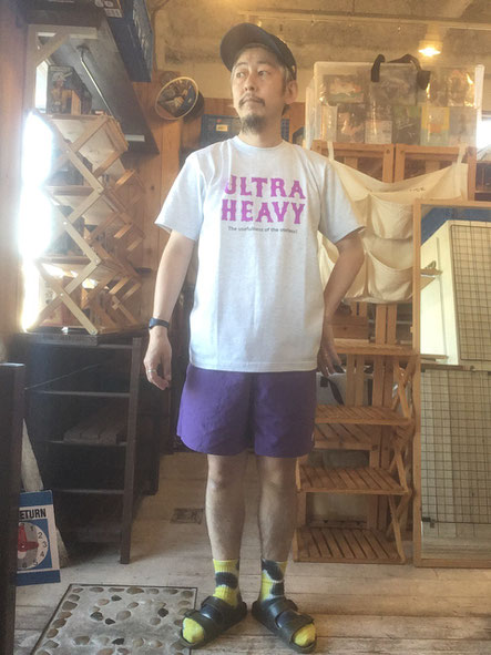 ※172㎝64㎏体型でサイズ「M」着用（Purple）