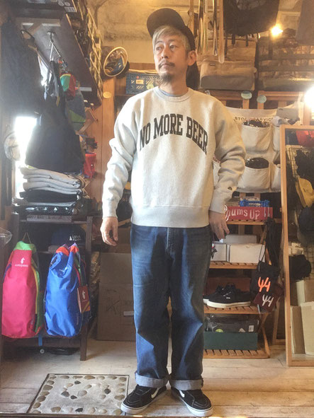 ※172㎝65㎏体型でサイズ「M」着用（OATMEAL ）