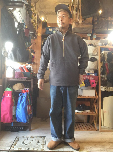 Boa Fleece Pullover - SKY newtype shop Boa Fleece Pullover - SKY newtype shop