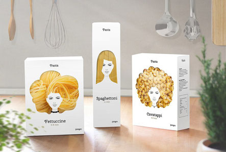 Imagen packaging Hair Pasta by Nikita Konkin