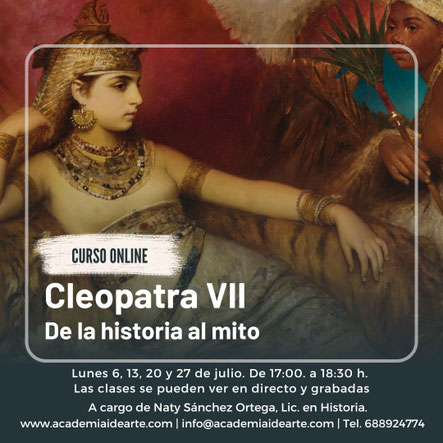 Cleopatra VII; Egipto; egiptología; Roma; cursos online;