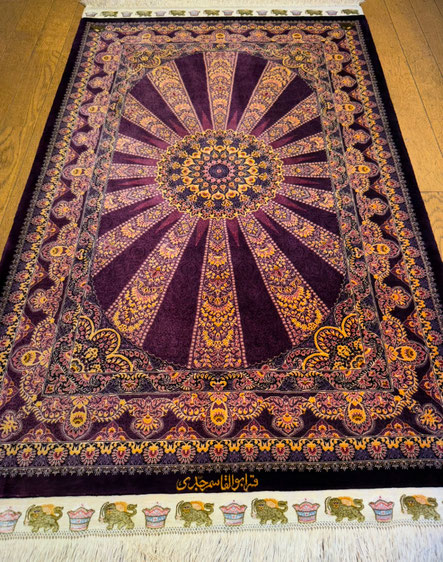 QUM silk AbulghasemJeddi工房 ザロチャラクサイズ
