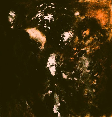 Up popped the devil, Acryl auf Leinwand, 80x80, 2012