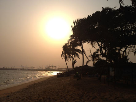 Sundown in Lomé