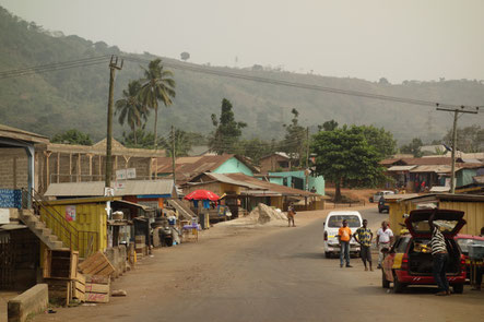 Typical landscape in Volta Region