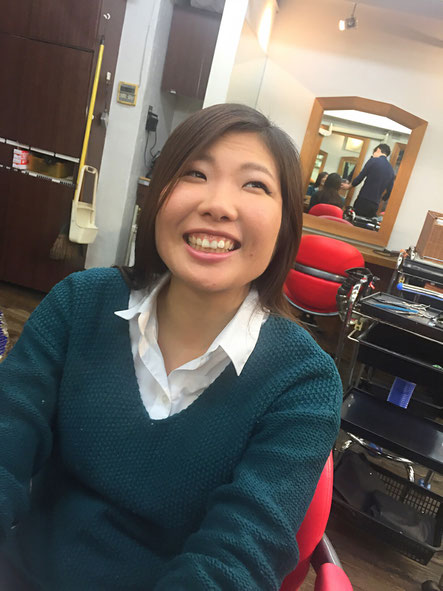 横浜・日吉・菊名・美容室☆女性の笑顔を作る専門家☆美容家 奥条勇紀 毛先のハイライトで春先取りカラーだ