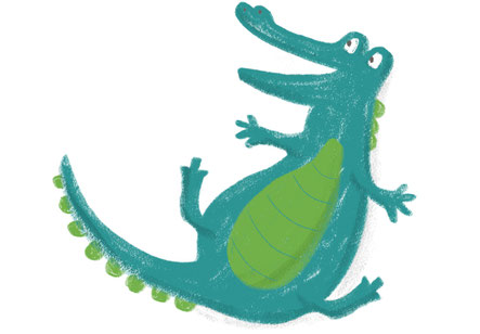 Illustration: Krokodil Karl