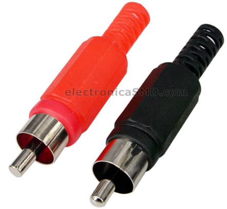 plug rca guatemala, plug macho rca, rca, conector, jack, plug, rca para cable, rca para soldar