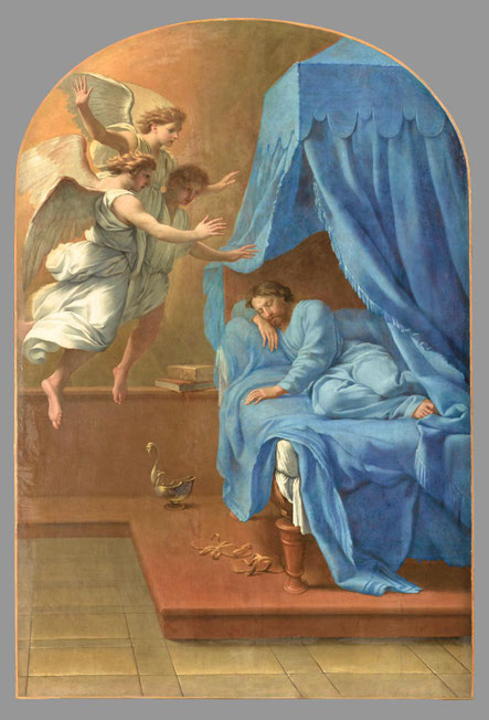 Le songe de Saint-Bruno - 1645 -par le peintre Eustache Le Sueur