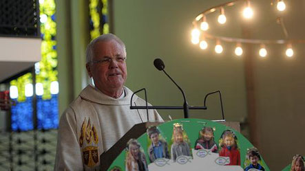 Auch im Ruhestand will Pater Hermann der Karmel-Gemeinde erhalten bleiben und weiterhin in der Gemeinschaft leben, die nach dem Wegzug der Ordensschwestern im Jahr 2002 gegründet wurde. (RP-Foto: Andreas Probst)