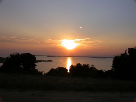 Eduardsee im Abendlicht