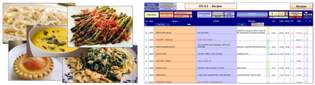 Keep overview over all your recipes. Find and access them in seconds!