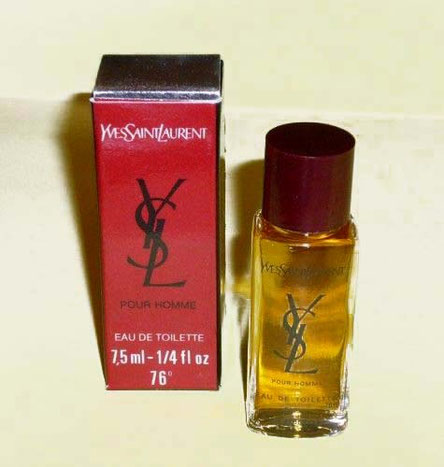 YSL POUR HOMME : VARIANTE POUR LA PRESENTATION DE LA BOÎTE