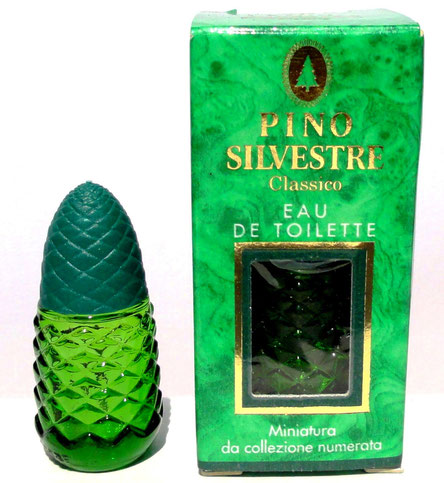 PINO SILVESTRE CLASSICO : EAU DE TOILETTE - MINIATURE DANS BOÎTE A FENÊTRE